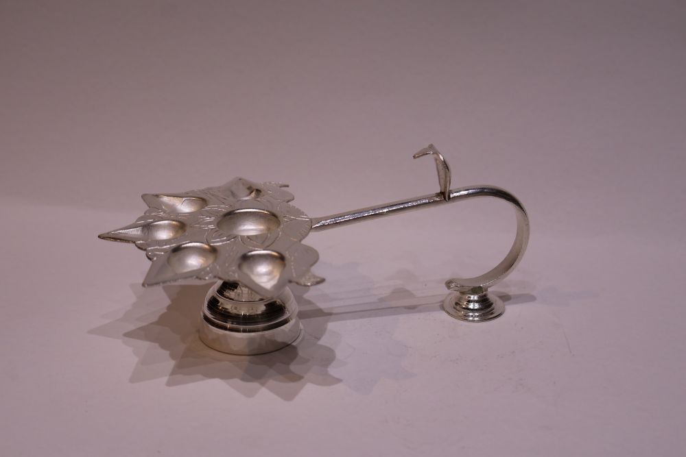 Silver Diya 113 Gram